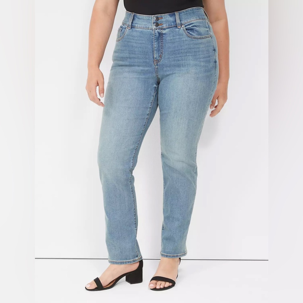 Lane Bryant Tighter Tummy Fit High-Rise Straight Jean - Size 20 Regular - NWOT
